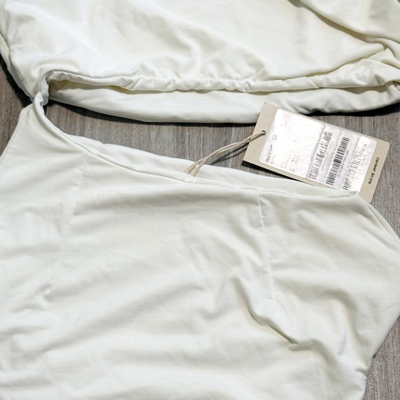 HAIGHT***One-Shoulder White Monokini One-Piece Swimsuit***Size 2 $268 NWT - Picture 6 of 7